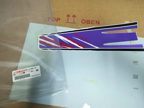 Adesivo parafango decal yamaha - adesivo,