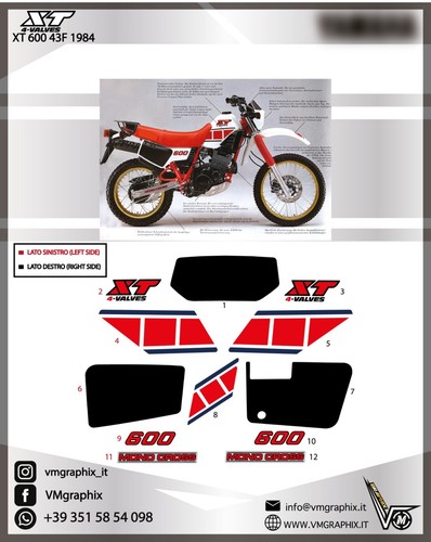 Adesivi 600 43f 1984 bianca - xt,