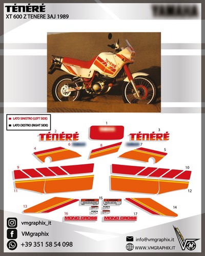 Adesivi 600 tenere - xt, z