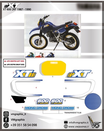 Adesivi 600 2kf 1987 1990 - 600,