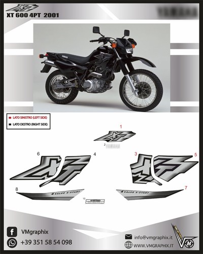 Adesivi 600 4pt xt600 - 4pt, 2001