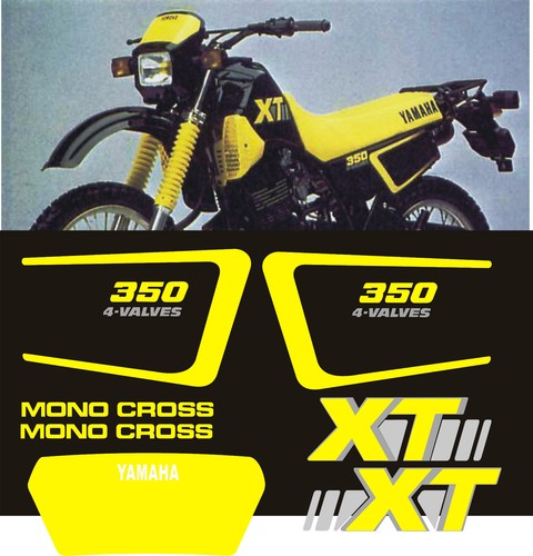 Yamaha xt350 350 adesivi - yamaha,